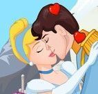 Cinderela beijar príncipe