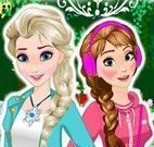 Anna  e Elsa roupas da moda