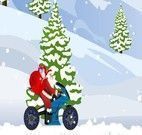 Andar de moto com Papai Noel