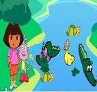 Atravessar o rio de crocodilos com Dora