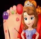 Princesa Sofia cuidados com os pés