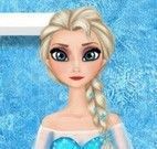 Elsa na lavanderia