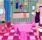 Banheiro da Barbie decorado