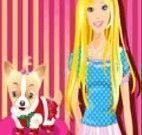 Barbie e seu lindo cachorrinho