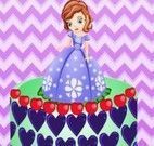 Decorar bolo da Princesa Sofia