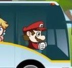 Mario controlar ônibus