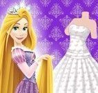 Princesa Rapunzel costurar vestido