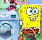 Bob Esponja lavagem de roupas