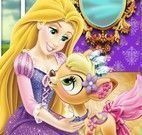 Rapunzel cuidar do bichinho