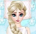 Elsa grávida no spa