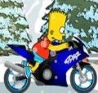 Bart simpsons na moto