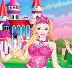 Vestir e maquiar Barbie no castelo