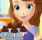 Princesa Sofia muffins de chocolate