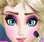 Elsa maquiagem