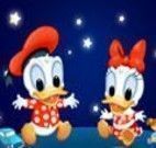 Vestir Donald e Margarida baby