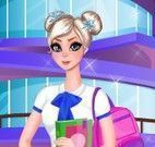 Elsa roupas para escola