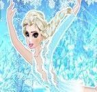 Elsa Frozen patinar no gelo