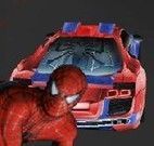 Corrida de carro do Homem Aranha