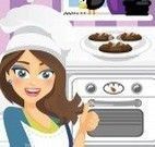 Cozinhar biscoitos de chocolate com Emma