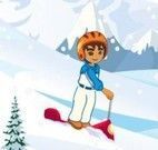 Diego aventuras de esquiar