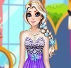 Elsa roupas e maquiagem da festa