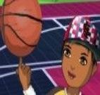 Vestir rapaz para jogar basquete