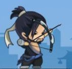 Ninja com flechas
