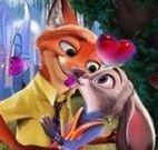 Nick e Judy beijos