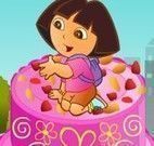 Decorar bolo de aniversário da Dora