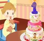 Decorar bolo do aniversário do bebê