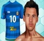 Decorar camisa do jogador Messi