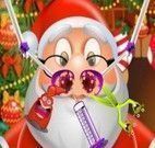 Papai Noel cuidar do nariz