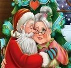 Beijo da Mamãe Noel e Papai Noel