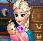 Elsa cuidar do bebê