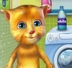 Gato virtual lavanderia
