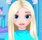 Elsa no salão de beleza