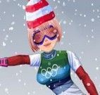 Roupas para esquiar nas olimpíadas