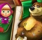 Masha cuidar do amigo Urso