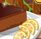 Bolo de chocolate com laranja