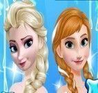 Anna e Elsa roupas da moda
