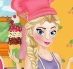Elsa fazer sorvete