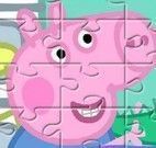 Puzzle das imagens Peppa Pig