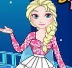 Elsa vestido de retalhos