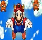 Pegar moedas voando com Mario