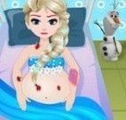Elsa grávida machucados