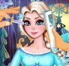 Elsa grávida médico dos olhos
