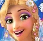 Rapunzel noiva maquiagem