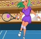 Jogar tênis no campeonato