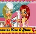 Lisa e Mina no casamento
