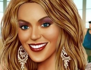 Maquiagem de verdade em Beyonce